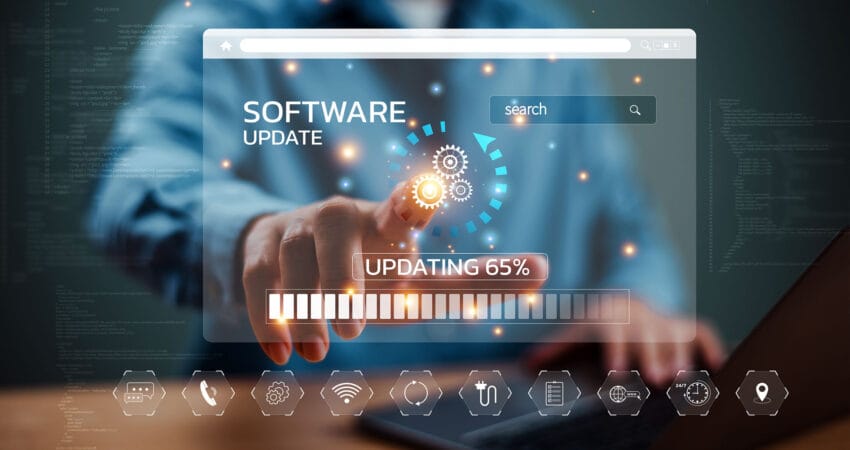 Keep your website software updated
