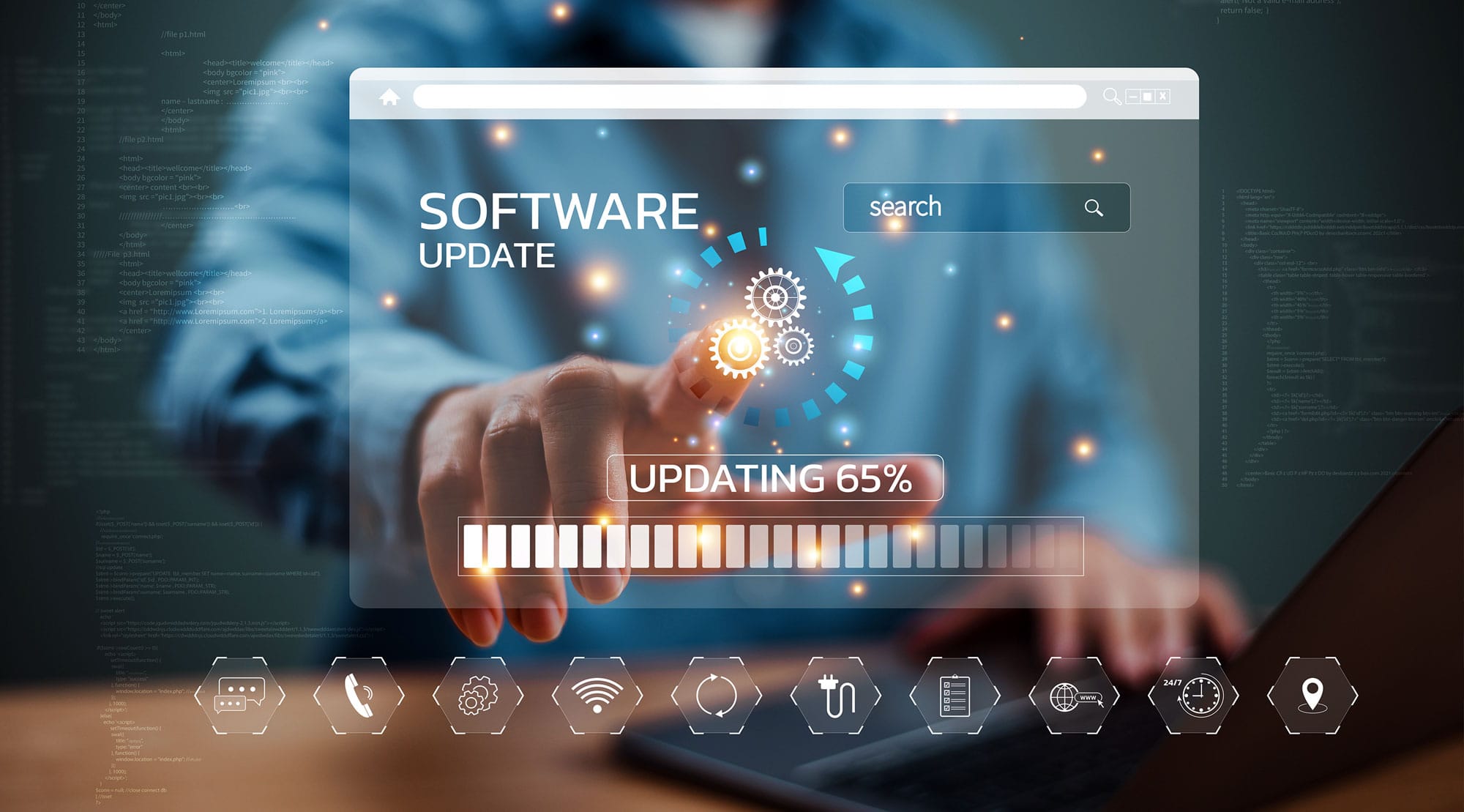 Keep your website software updated