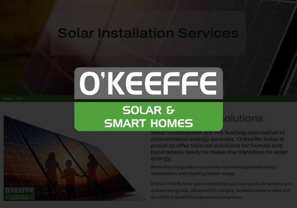 O'Keeffe Solar SEO Strategy