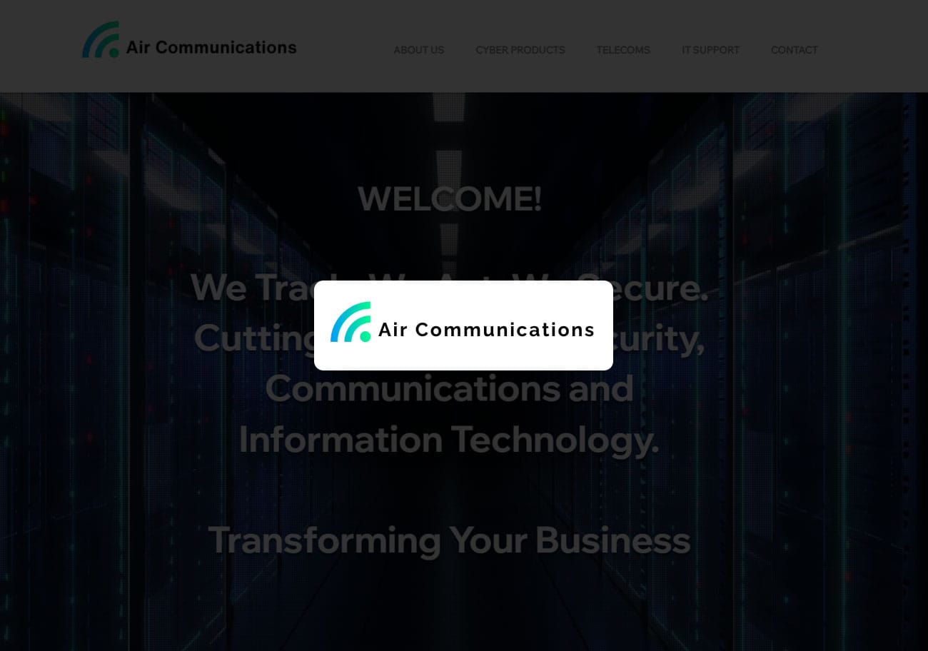 Air Communications Web Design Overhaul