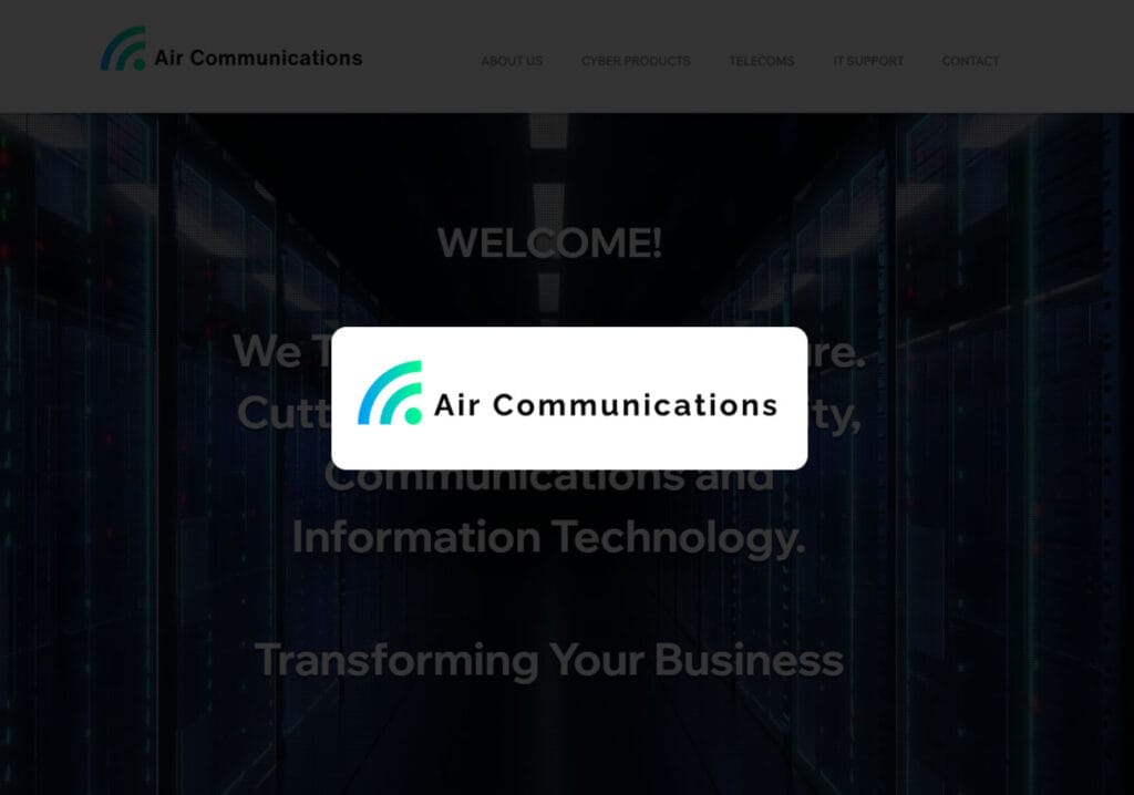 Air Communications Web Design Overhaul