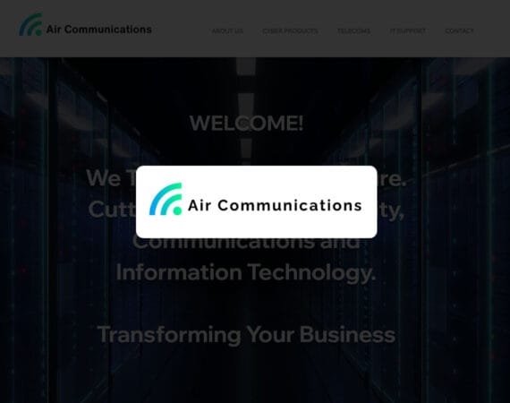 Air Communications Web Design Overhaul