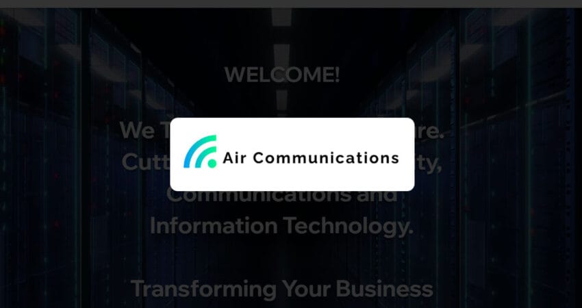 Air Communications Web Design Overhaul